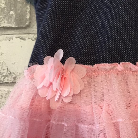 Guess Baby Girl's Flower Tutu Dress 6-9 Months - Picture 3 of 4